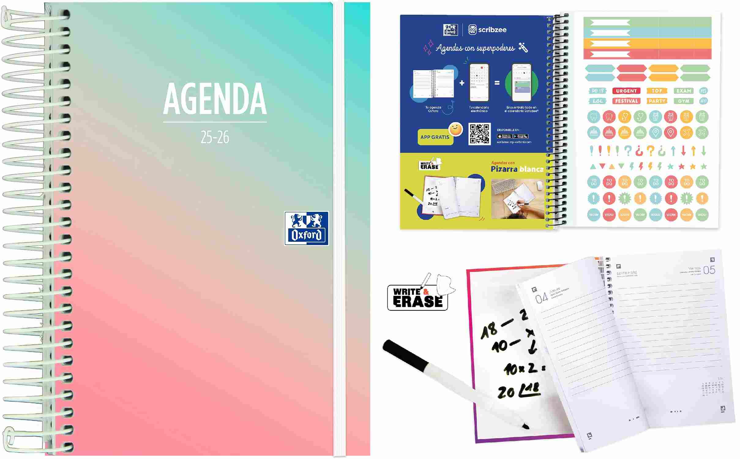 Agenda escolar Oxford